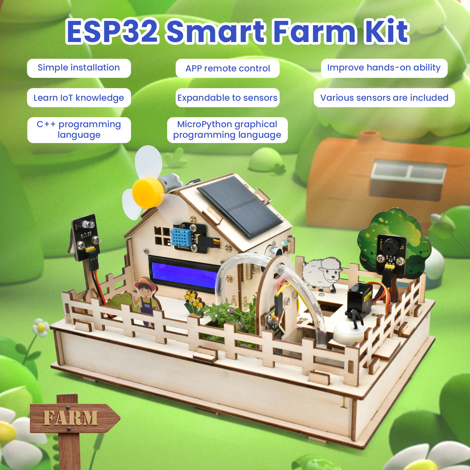 ESP32 IoT Smart Farm Starter Kit